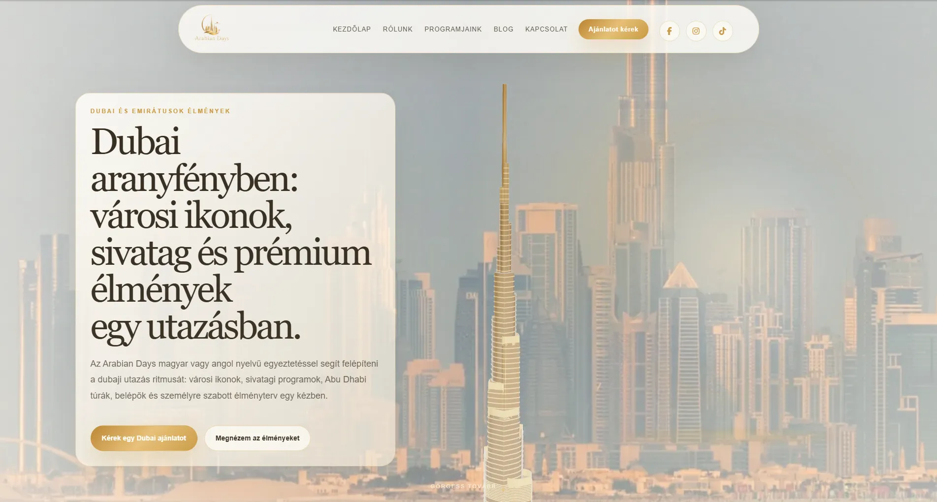 Teljesen egyedi fejlesztésű weboldal